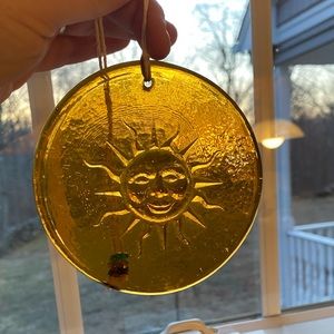 Sun and Moon Glass Suncatchers